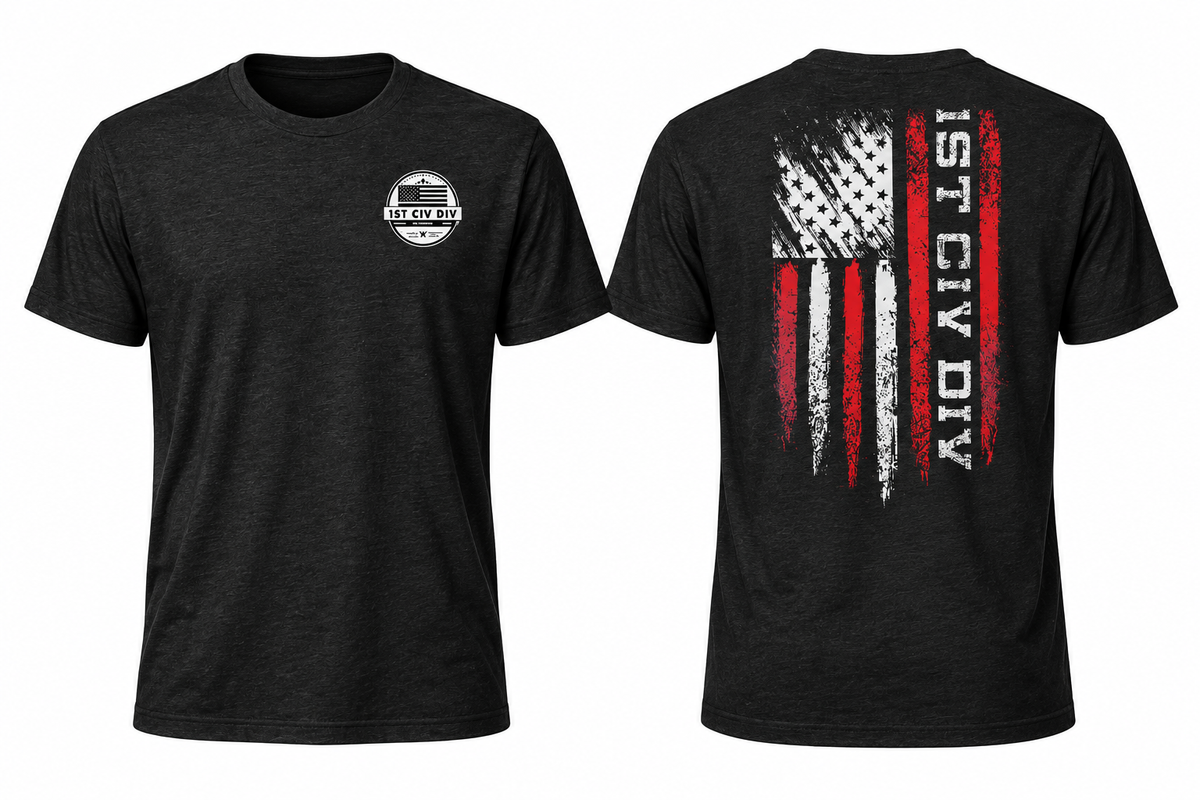 AllegiantVETS "1st Civ Div" Battle-Ready Tee