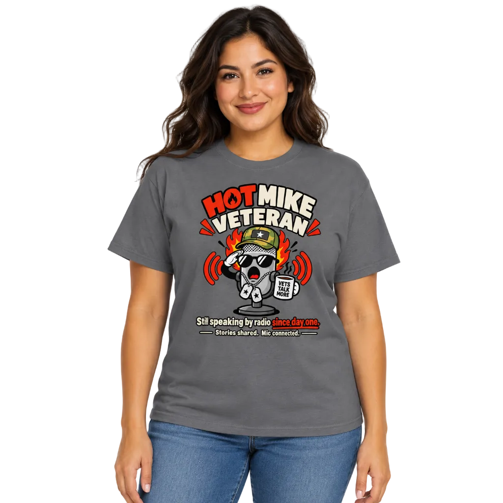 AllegiantVETS Hot Mike Broadcast Tee