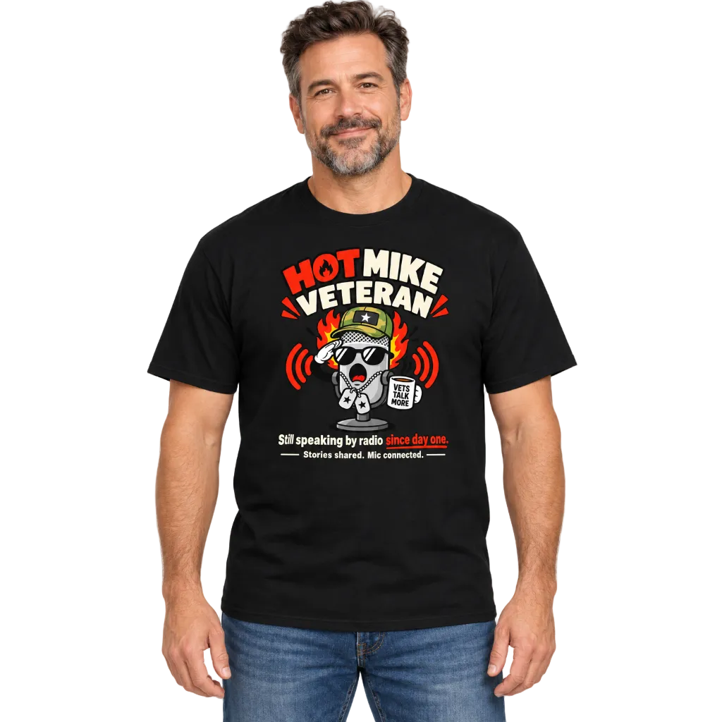 AllegiantVETS Hot Mike Broadcast Tee