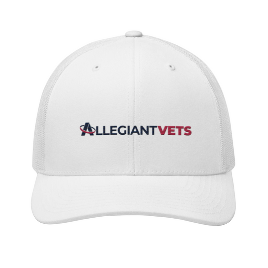 AllegiantVETS Classic Trucker Cap - White