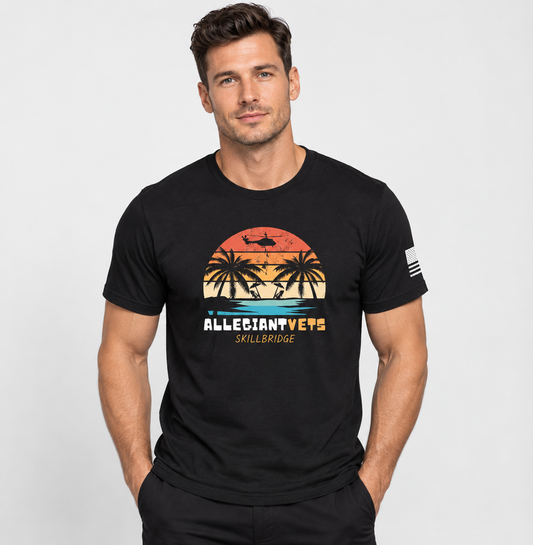AllegiantVETS Tropical Ops Crewneck Tee